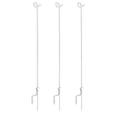Giantz 20x Electric Fence Pigtail Posts Steel Tape Fencing