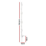 Giantz Electric Fence Posts 20pcs Electric Fence Poly White