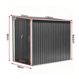 Giantz Garden Shed 118x238cm Lean To Bike Shelter Backyard Outdoor Storage