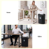 DEVANTI 25L Paper Shredder 14 Sheet P4 Cross Cut for Home Office