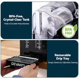 Devanti 1.8L Slushie Machine Maker Frozen Smoothies Milkshakes Black