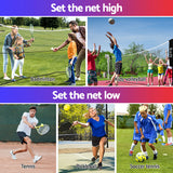 Everfit 3.6M Badminton Tennis Net Portable Volleyball Kit Adjustable Height
