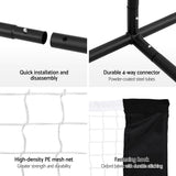 Everfit 3.6M Badminton Tennis Net Portable Volleyball Kit Adjustable Height