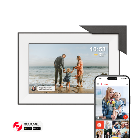 Soho 8” Digital Photo Frame with Wi-Fi (Add-On Frame Included)