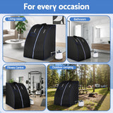 Devanti Portable Steam Sauna Tent 1000W 2L Steamer Pot Personal Home SPA Timer