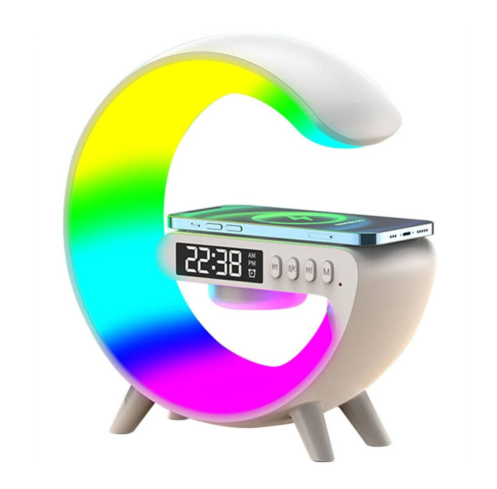 CHARGE LOGIC WIRELESS CHARGING RGB CLOCK RADIO