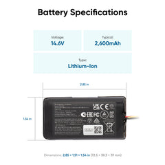 eufy RoboVac X10 Pro Omni Replacement Battery Pack x2