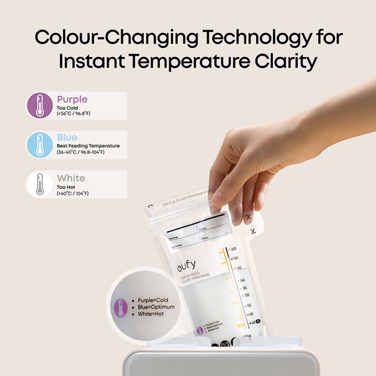 eufy Temperature Sensing Milk Storage Bags (120 pieces)