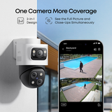 eufy S4 NVR POE 24/7 Security System - 2 x PTZ + 2 x Turret Cameras