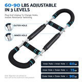 Everfit Twister Arm Exerciser 60-90lb Adjustable Chest Workout Equipment Home Gym Fitness