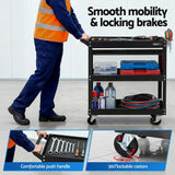 Giantz Tool Trolley Cart Rolling Cabinet with Drawer Workshop Garage Storage
