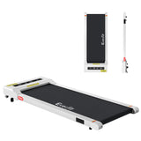 Everfit Treadmill Electric Walking Pad Under Desk Home Gym Fitness 360mm White