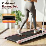 Everfit Treadmill Electric Walking Pad Under Desk Home Gym Fitness 380mm Pink