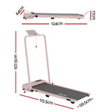 Everfit 3 in 1 Walking Pad Treadmill 12% Incline Under Desk Treadmills for Home Gym With 38cm Wide Belt APP Control