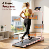 Everfit 3 in 1 Walking Pad Treadmill 12% Incline Under Desk Treadmills for Home Gym With 38cm Wide Belt APP Control