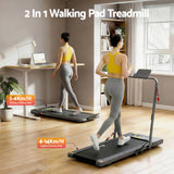 Everfit Treadmill Electric Walking Pad Under Desk Home Gym Fitness 400mm Grey