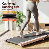 Everfit Treadmill Electric Walking Pad Under Desk Home Gym Fitness 400mm Pink
