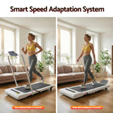 Everfit Treadmill Electric Walking Pad Under Desk Home Gym Fitness 400mm White