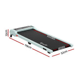 Everfit 3 in 1 Walking Pad Treadmill 12% Incline Under Desk Treadmills for Home Gym 40cmBelt Green