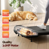 Everfit Treadmill Electric Walking Pad with Incline Under Desk Home Gym Black