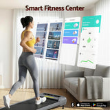 Everfit Treadmill Electric Walking Pad with Incline Under Desk Home Gym Grey