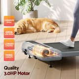 Everfit Treadmill Electric Walking Pad with Incline Under Desk Home Gym Grey