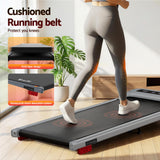 Everfit Treadmill Electric Walking Pad with Incline Under Desk Home Gym Grey