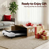 Everfit Treadmill Electric Walking Pad with Incline Under Desk Home Gym White