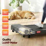 Everfit Treadmill Electric Walking Pad Under Desk Home Gym Fitness 400mm Grey