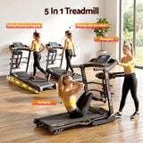 Everfit Treadmill Electric Home Gym Fitness Exercise Machine w/ Massager 480mm