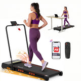Everfit Treadmill Electric Walking Pad Auto Incline Foldable for Home Gym Black