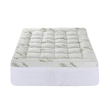 Giselle Bedding 1500GSM Pillowtop Mattress Topper Bamboo Mattress Pad for Back Pain Relief Washable 11cm Thick Bed Cover with 45cm Deep Pocket Double