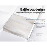 Giselle Bedding 5cm Bamboo Pillowtop Mattress Topper 1000GSM Mattress Pad for Back Pain Relief Washable Breathable Protector with 45cm Deep Pocket King Single