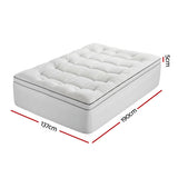 Giselle Bedding Double Mattress Topper 5cm Coral Fleece