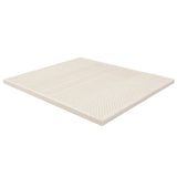 Giselle Bedding Queen Latex Mattress Topper 7-Zone Natural Latex Core Breathable 5cm