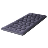 Giselle Bedding 5cm Pillowtop Topper Bamboo Polyester Blend Fibre Pad for Back Pain Relief Washable Overfilled Bed Protector 500GSM Single