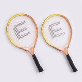 Everfit 23 Inch Tennis Racket Set of 2 Pack Lightweight Cushioned Grip Orange