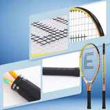 Everfit 23 Inch Tennis Racket Set of 2 Pack Lightweight Cushioned Grip Orange