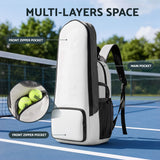 Everfit Tennis Racket Bag Foldable Backpack Racket Pocket Shoe Compartment
