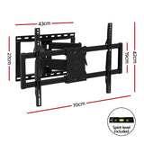 Artiss TV Wall Mount Bracket for 37" - 85" TVs Swivel Tilt Extendable Full Motion