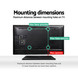 Artiss TV Stand Mount Bracket for 32"-55" LED LCD Swivel Tabletop Desktop Plasma