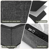 Artiss Under Bed Shoe Storage Containers X2 Box Organiser 12 Pairs Fabric Grey