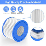4 x Filter VI for swimming pool - suitable for Bestway Miami, Lay-Z-Spa Pool filter - Filter cartridge VI