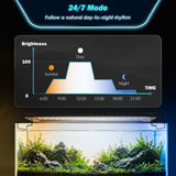 Dynamic Power Planted Aquarium LED Light Day Night Cycle Full Spectrum 30W 75cm