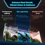 Dynamic Power Planted Aquarium LED Light Day Night Cycle Full Spectrum 12W 26cm