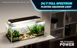 Dynamic Power Planted Aquarium LED Light Day Night Cycle Full Spectrum 18W 40cm