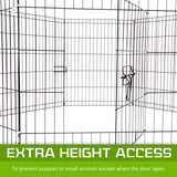 Pet Playpen Foldable Dog Cage 8 Panel 30in