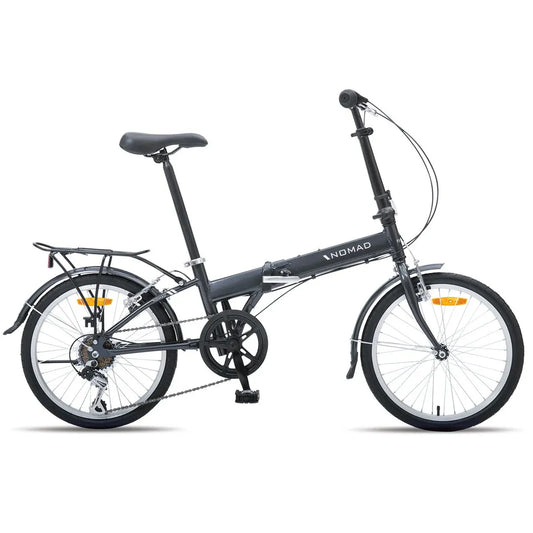 Progear Bikes Nomad Folding Bike 20" in Grey