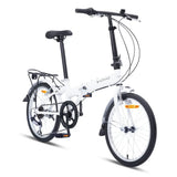 Progear Bikes Nomad Folding Bike 20" in Pearl White