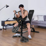 CORTEX BN-11 Exercise FID Bench + 85kg Olympic Tri-Grip Weight Plate and Dumbbell Package